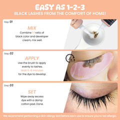 Lomansa mixing brush and spoon for precise, mess-free application
