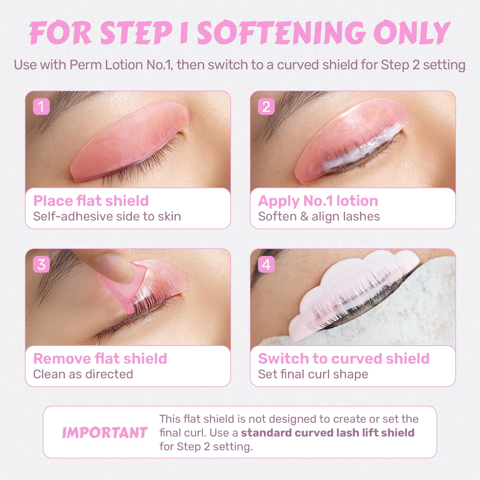 Lomansa self-adhesive backside view reducing eyelid glue and mess