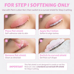 Lomansa self-adhesive backside view reducing eyelid glue and mess