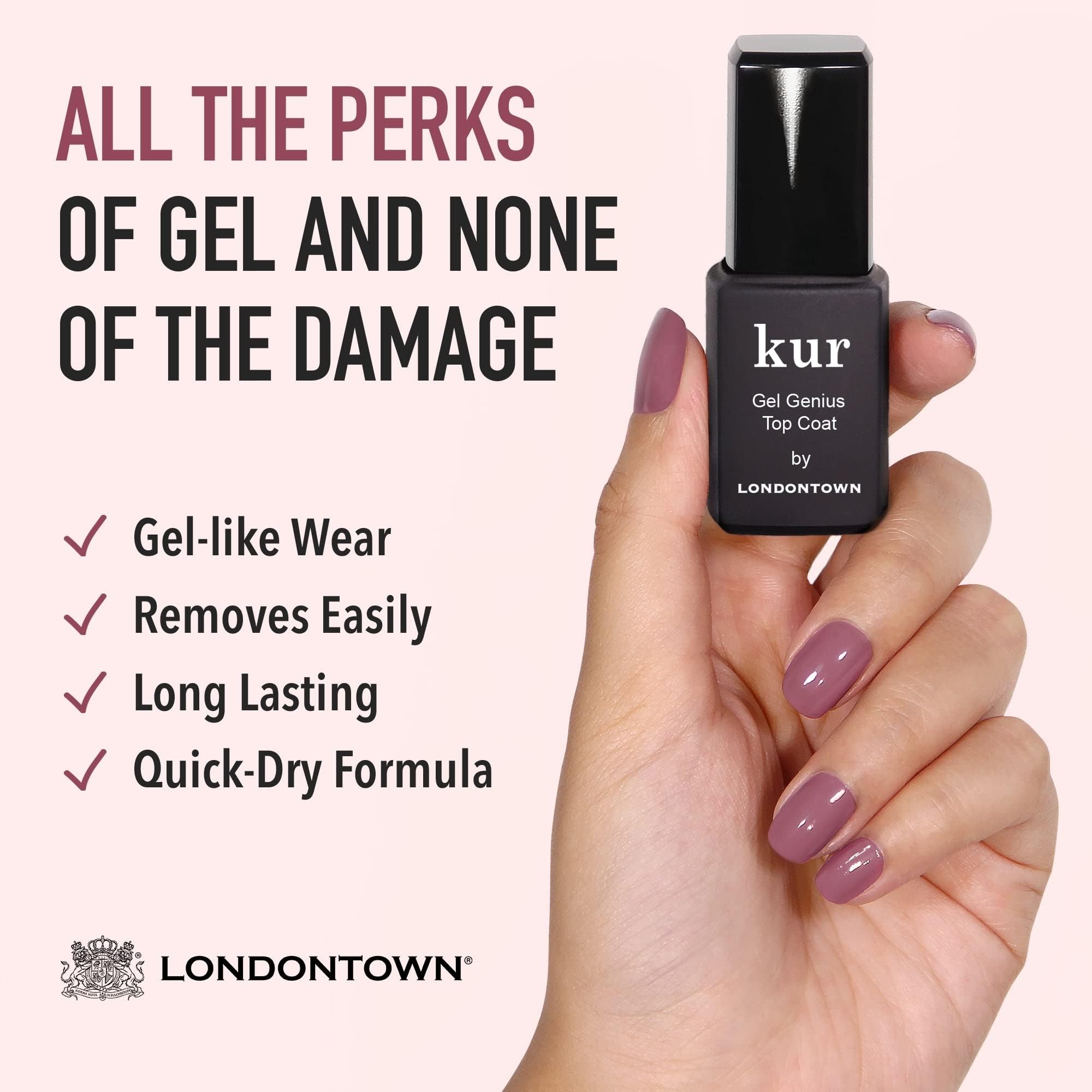 LONDONTOWN bottle label detail that emphasizes product identity and ingredient clarity