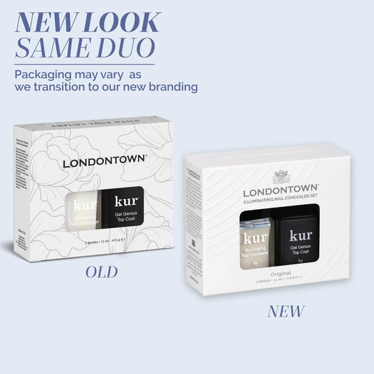 LONDONTOWN milky concealer brush showing smooth application benefit