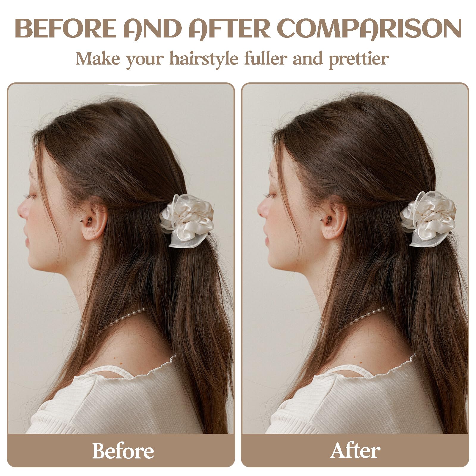 Longbitzen used to build a ballerina bun offering secure, natural lift