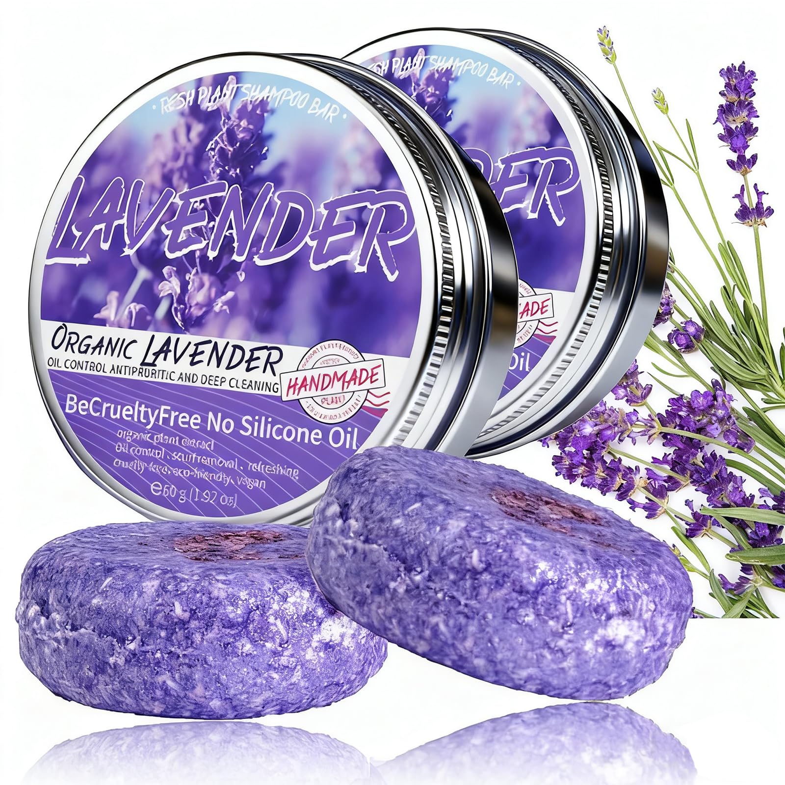 Loobexery front packaging showing two lavender bars and eco benefits