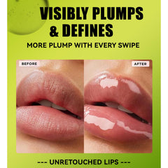 Loobexery texture swipe on arm showing creamy, shiny finish that hydrates