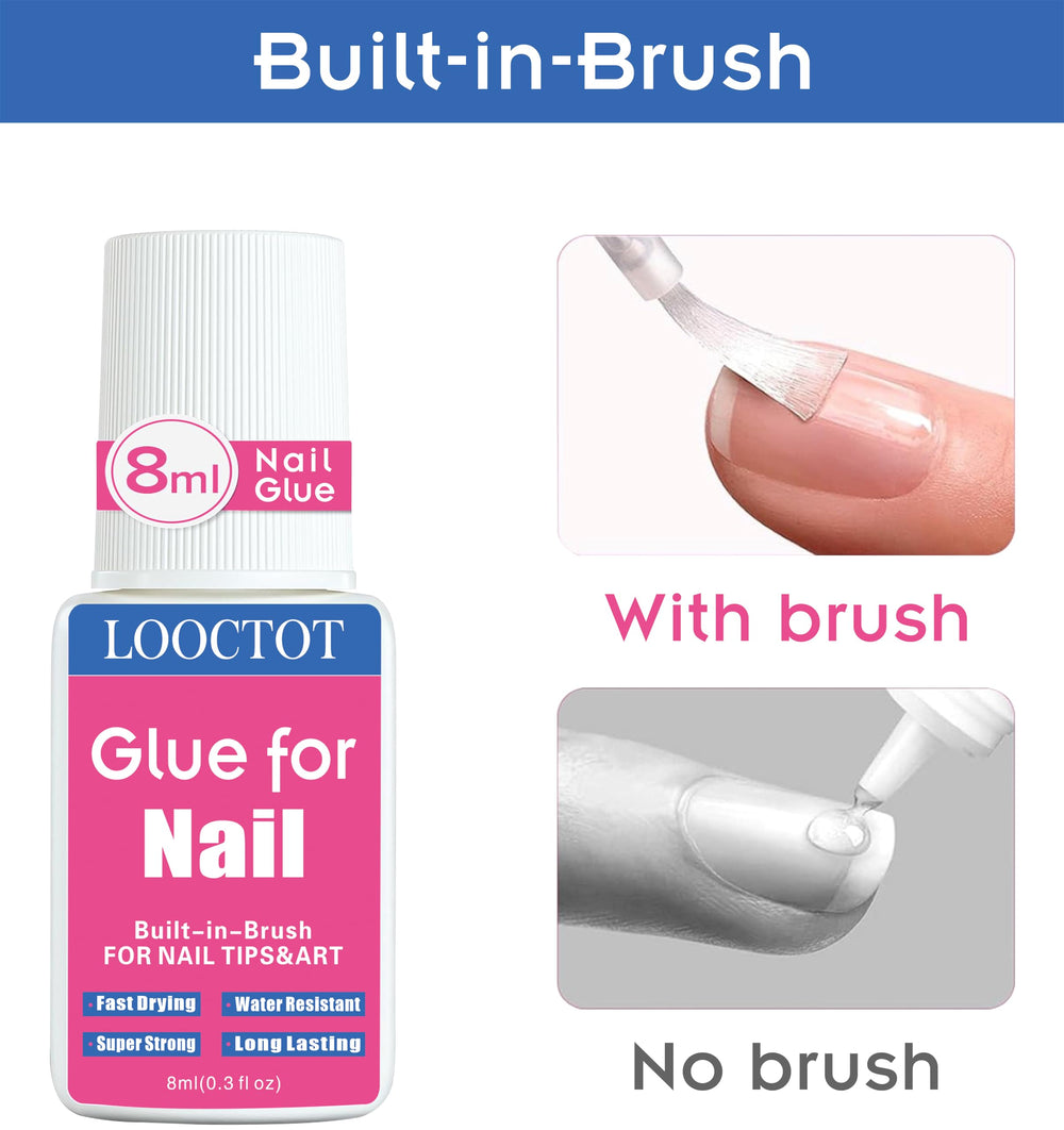 LOOCTOT close-up of built-in brush applicator for precise application
