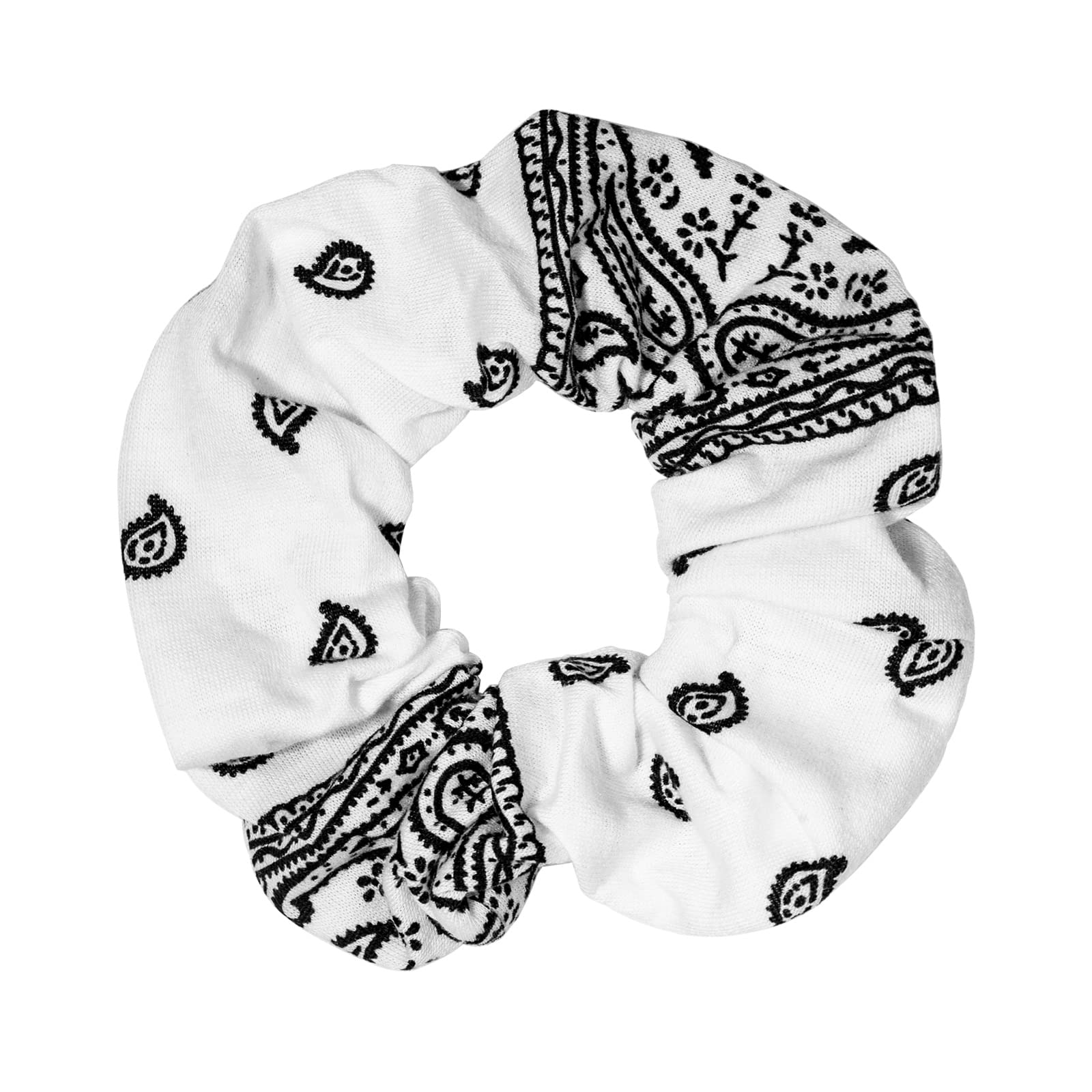 LOOKSEVEN scrunchies on dresser styled for lifestyle coordination benefit