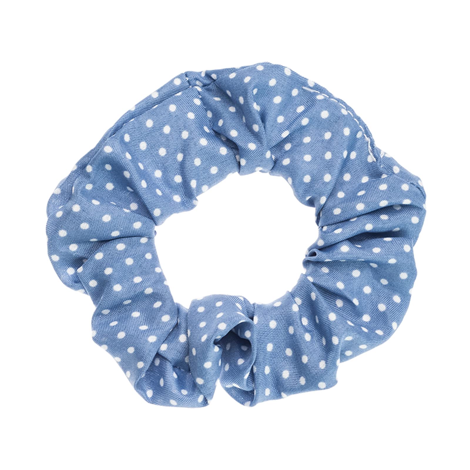 LOOKSEVEN scrunchie holding a bun, comfortable grip for active wear