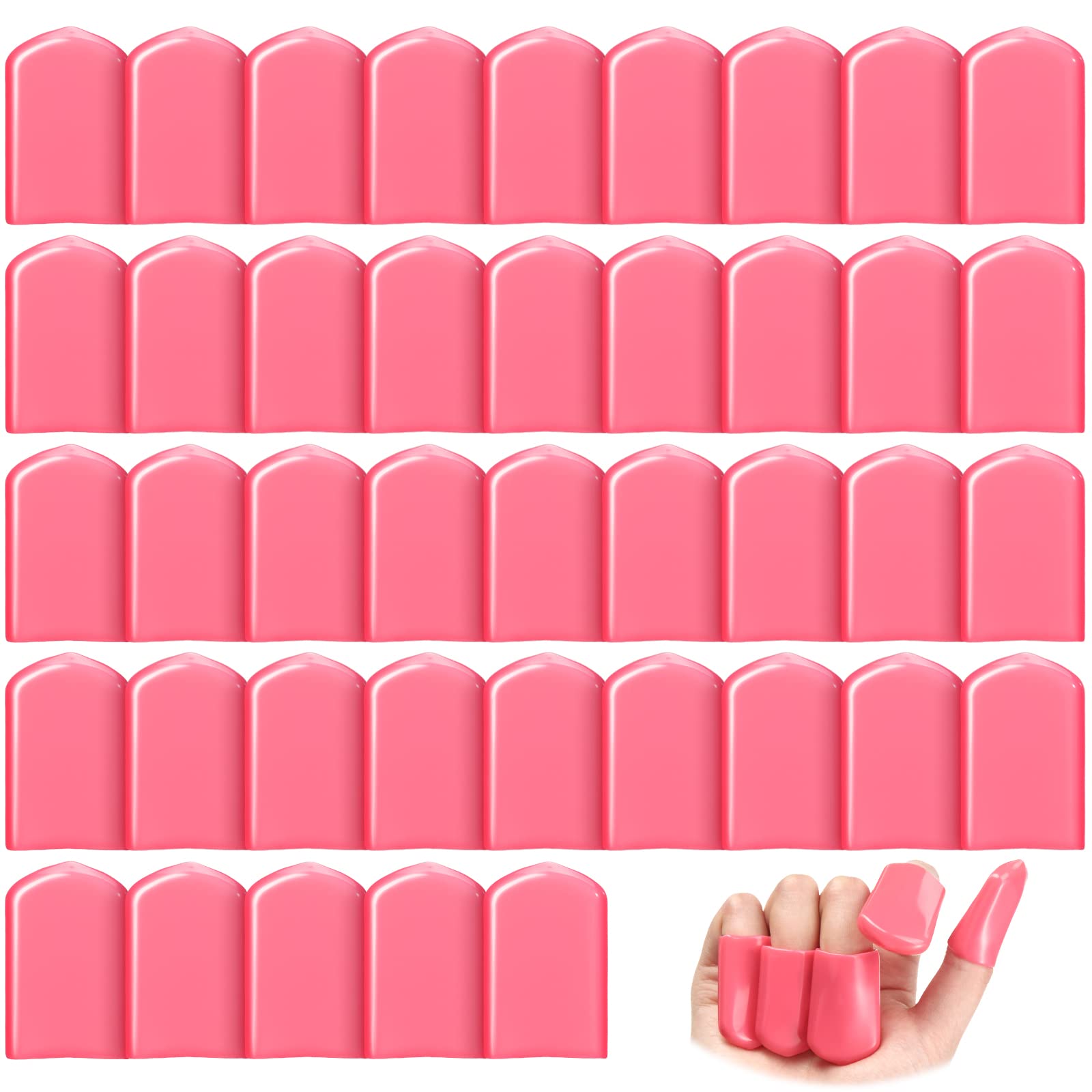 Loopeer caps beside tanning bed in lifestyle setting, protects nails while tanning