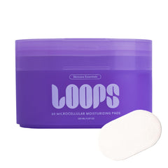 LOOPS front packaging showing pad container and branding for easy recognition and convenience