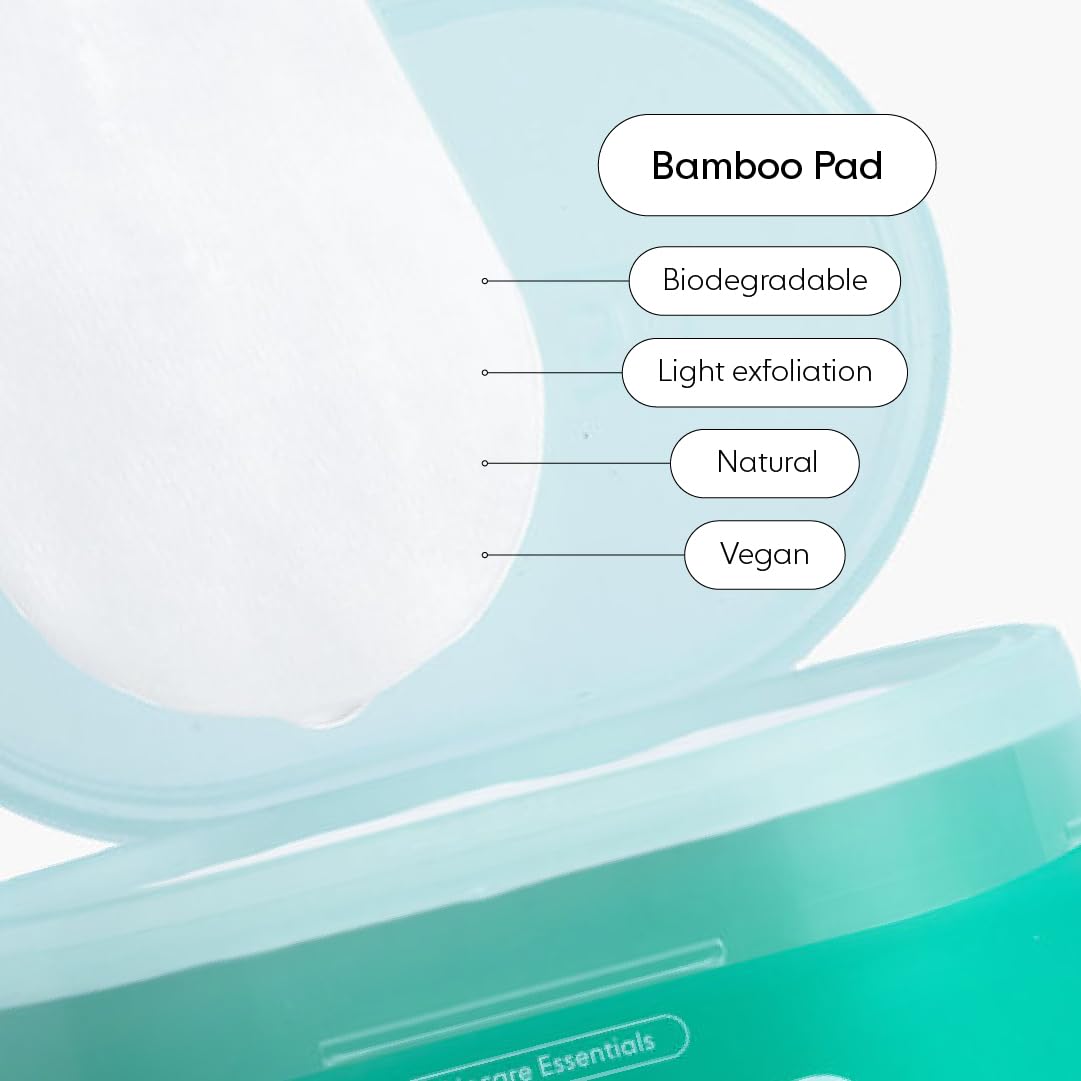 LOOPS using pad to remove makeup demonstrating quick, mess-free cleansing