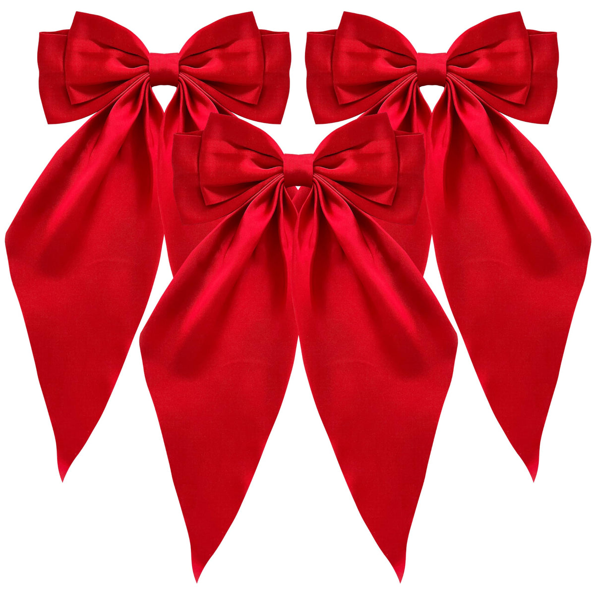 loqpol red bows front packaging showing set — vibrant accessory appeal