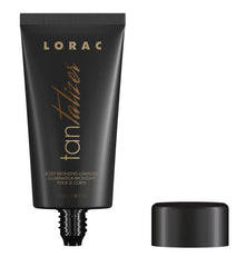 LORAC travel size held in hand showing portable convenience and quick-dry finish