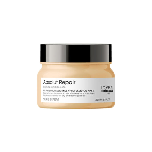 L'Oréal Professionnel Paris front packaging showing product and benefit of repair