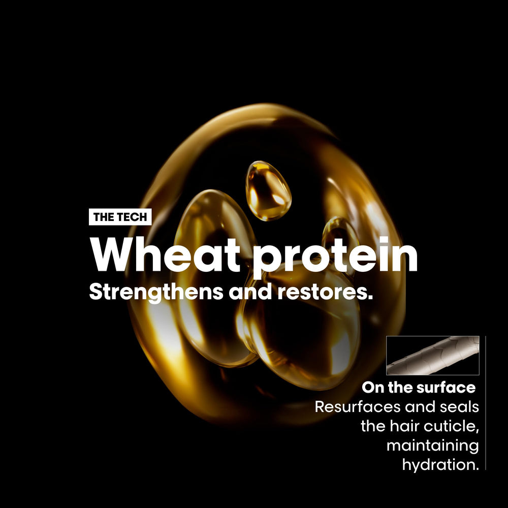 L'Oréal Professionnel bottle styled on bathroom vanity for daily routine