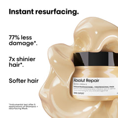 L'Oréal Professionnel Paris open jar texture highlighting nourishing, lightweight formula