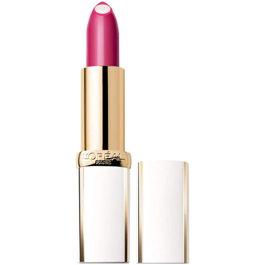 L'Oreal Paris front packaging showing Splendid Plum and product benefits