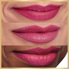 L'Oreal Paris lip swatch on skin demonstrating true Splendid Plum color