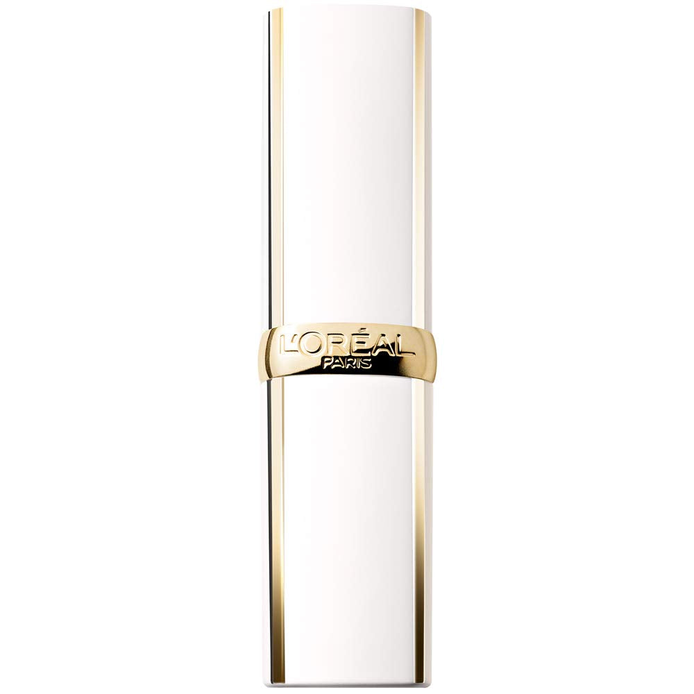 L'Oreal Paris lipstick next to a ruler showing compact 0.13 oz size