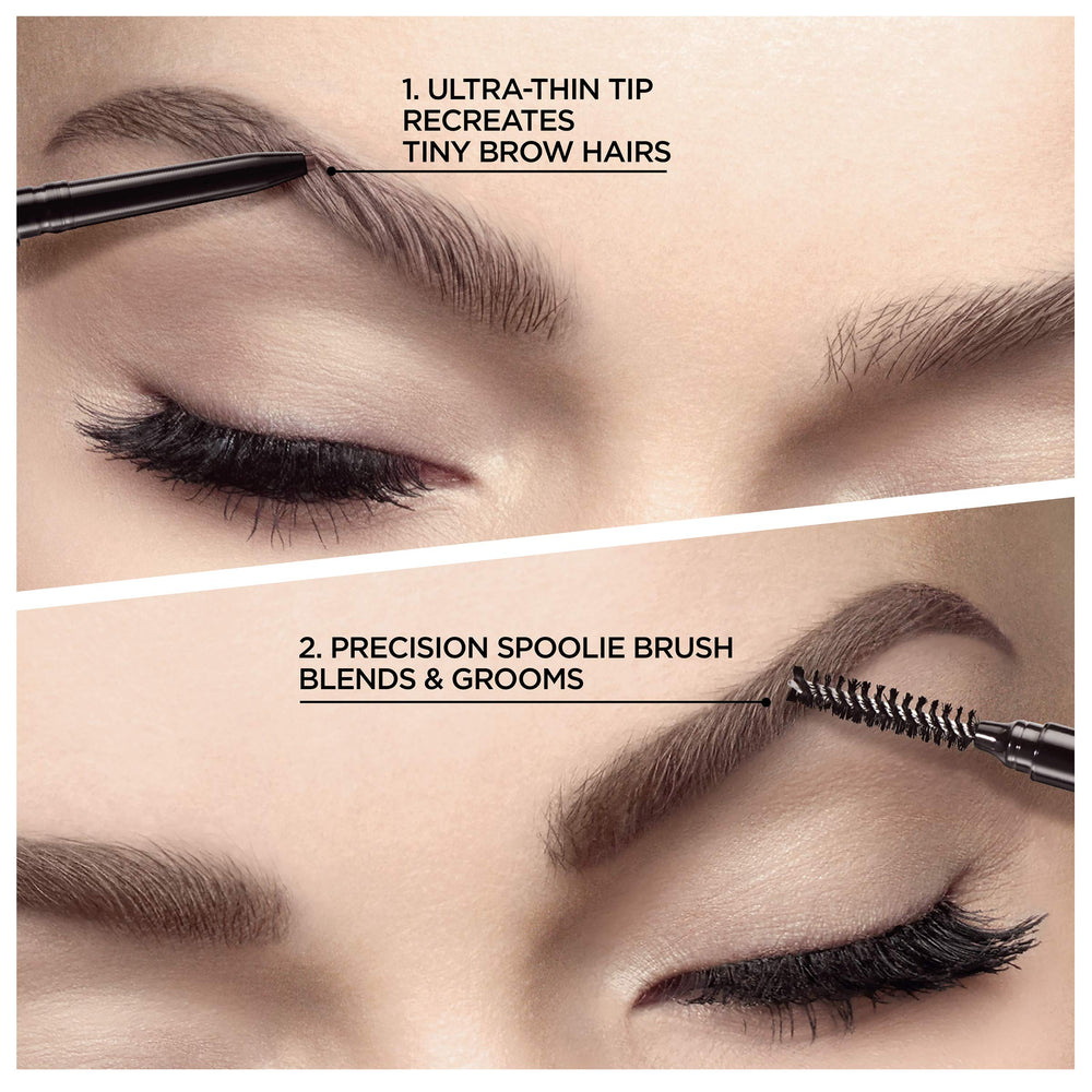 L'Oreal Paris Brow Definer ultra-fine tip close-up for precise hair-like strokes