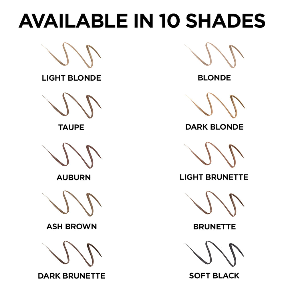 L'Oreal Paris retractable pencil end showing mechanism for consistent precision