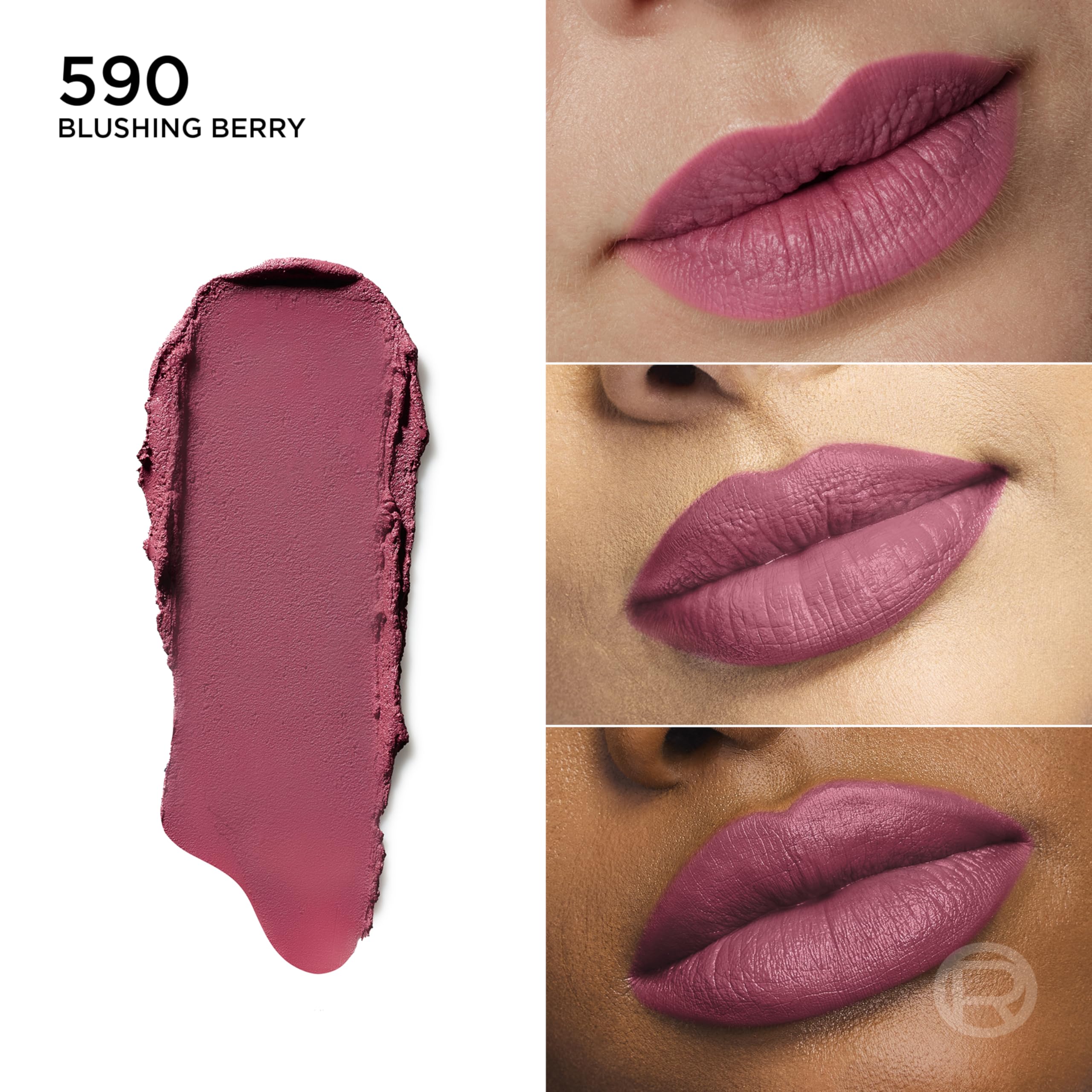 L'Oreal Paris twist-up bullet revealing lipstick shape for precise application