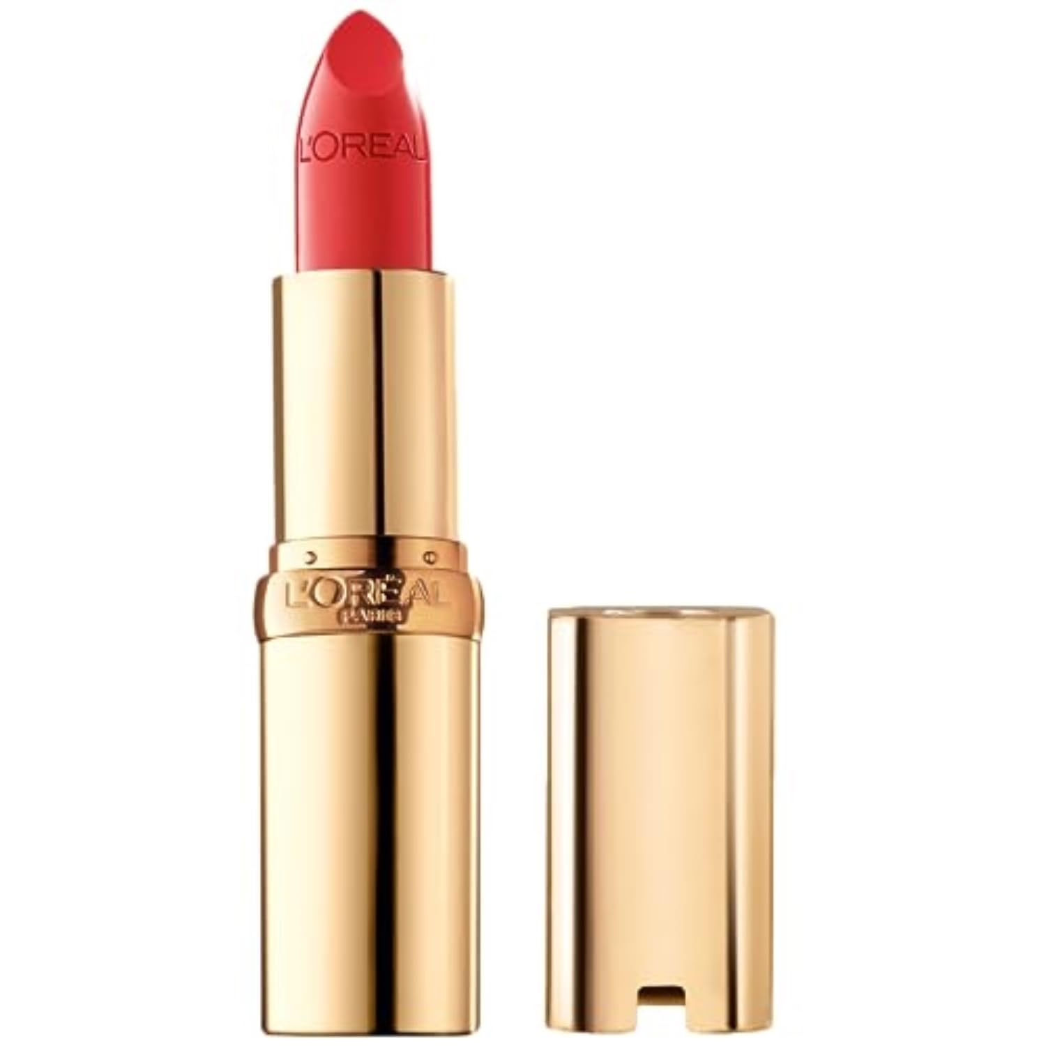 L'Oreal Paris front tube showing Raspberry Rush and bold color payoff benefit