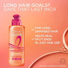 L'Oreal Paris bottle next to common items showing the 6.8 fl oz scale