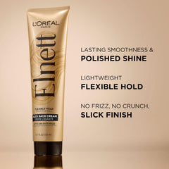 L'Oreal Paris cream texture in hands highlighting smooth spreadability