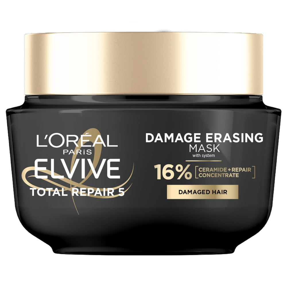 L'Oreal Paris front packaging showing product in jar and benefits