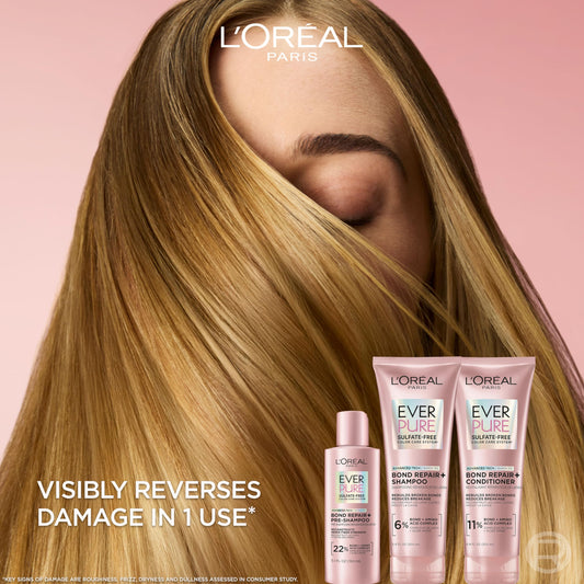L'Oreal Paris pouring pre-shampoo concentrate texture for lightweight repair