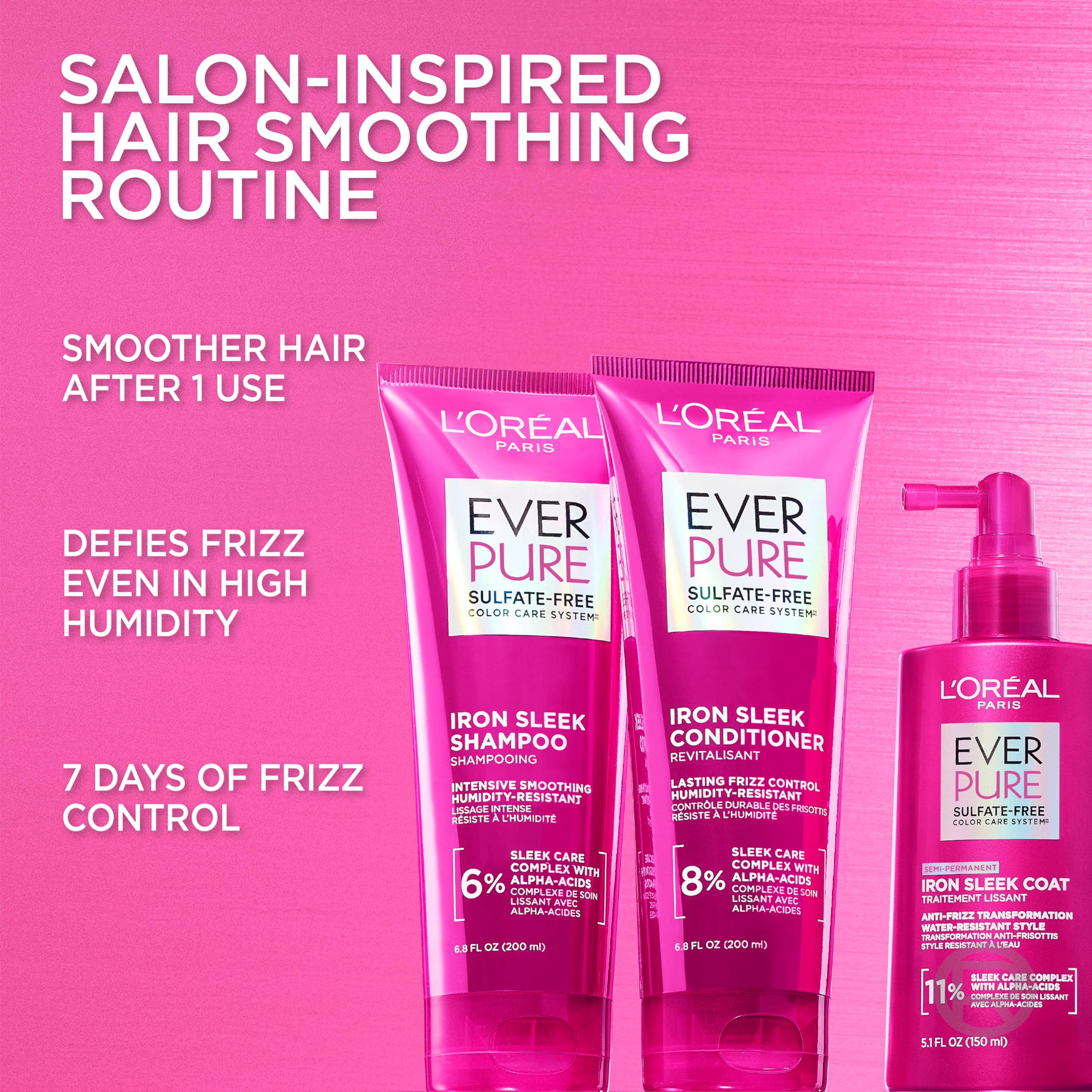 L'Oreal Paris conditioner in hand demonstrating amount and easy application