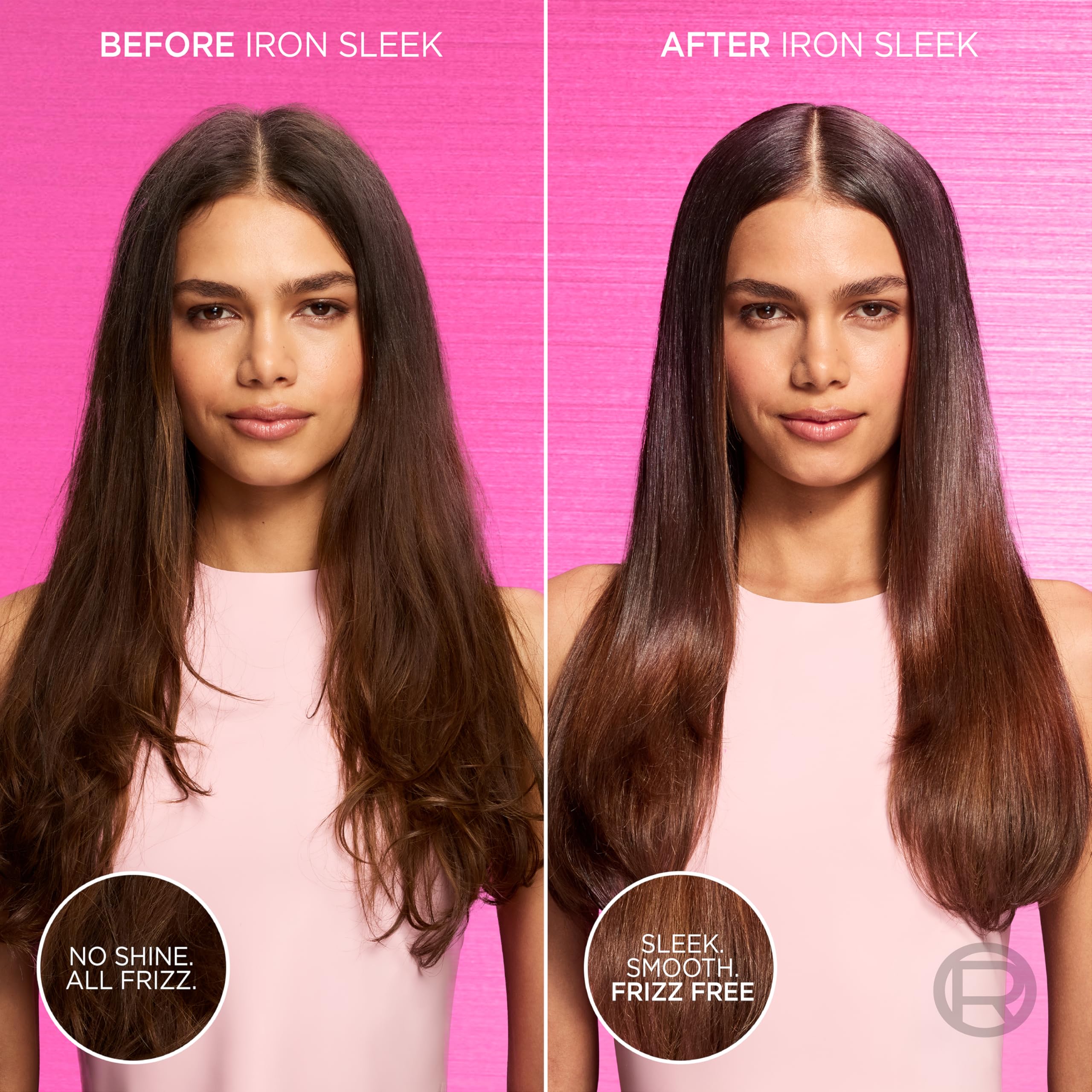 L'Oreal Paris conditioner texture close-up showing creamy slip and detangling