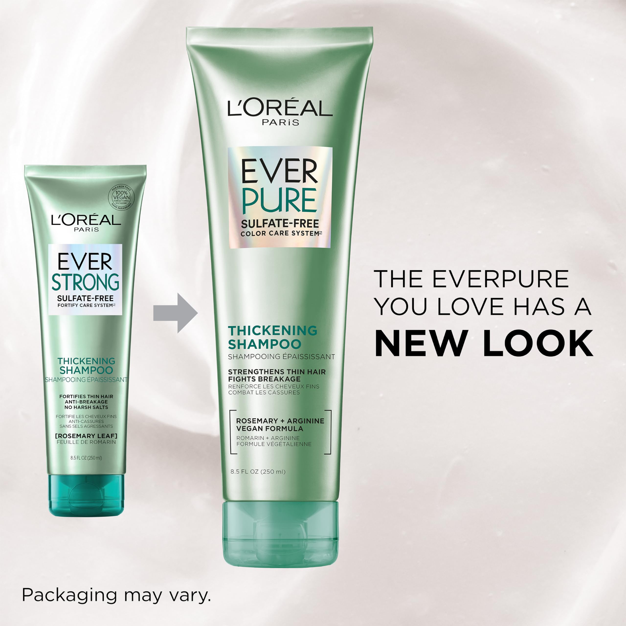 L'Oreal Paris rich foam lather demonstrating gentle yet effective clean