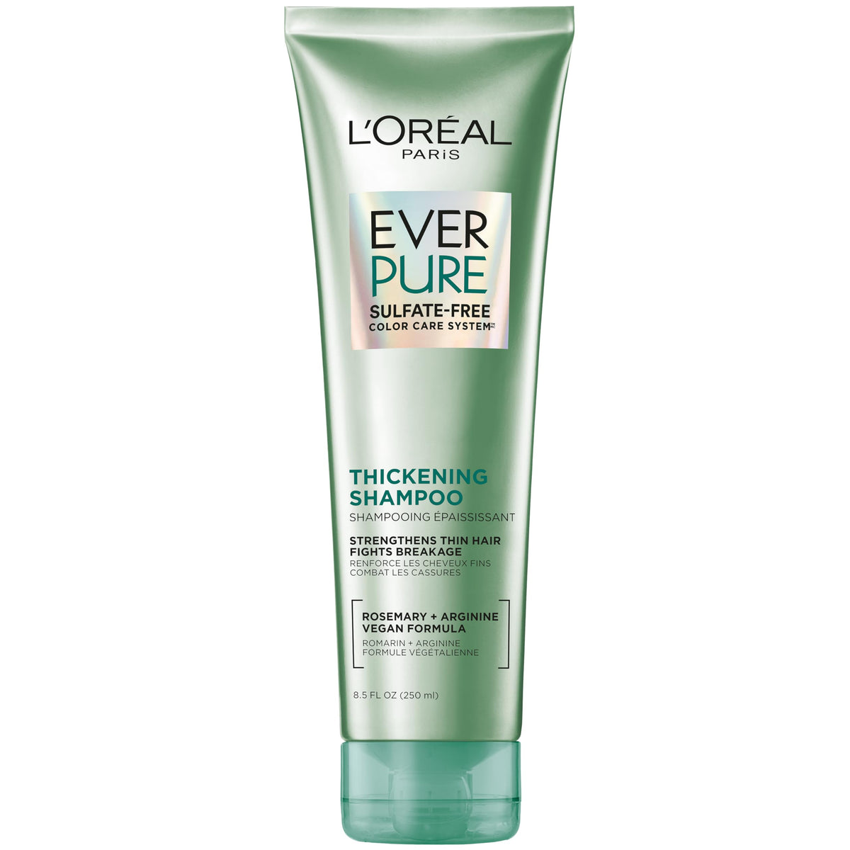 L'Oreal Paris bottle front packaging showing product and benefit