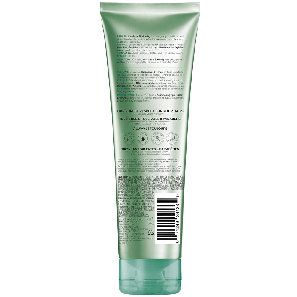 L'Oreal Paris conditioner staged on bathroom shelf for everyday hair care routine