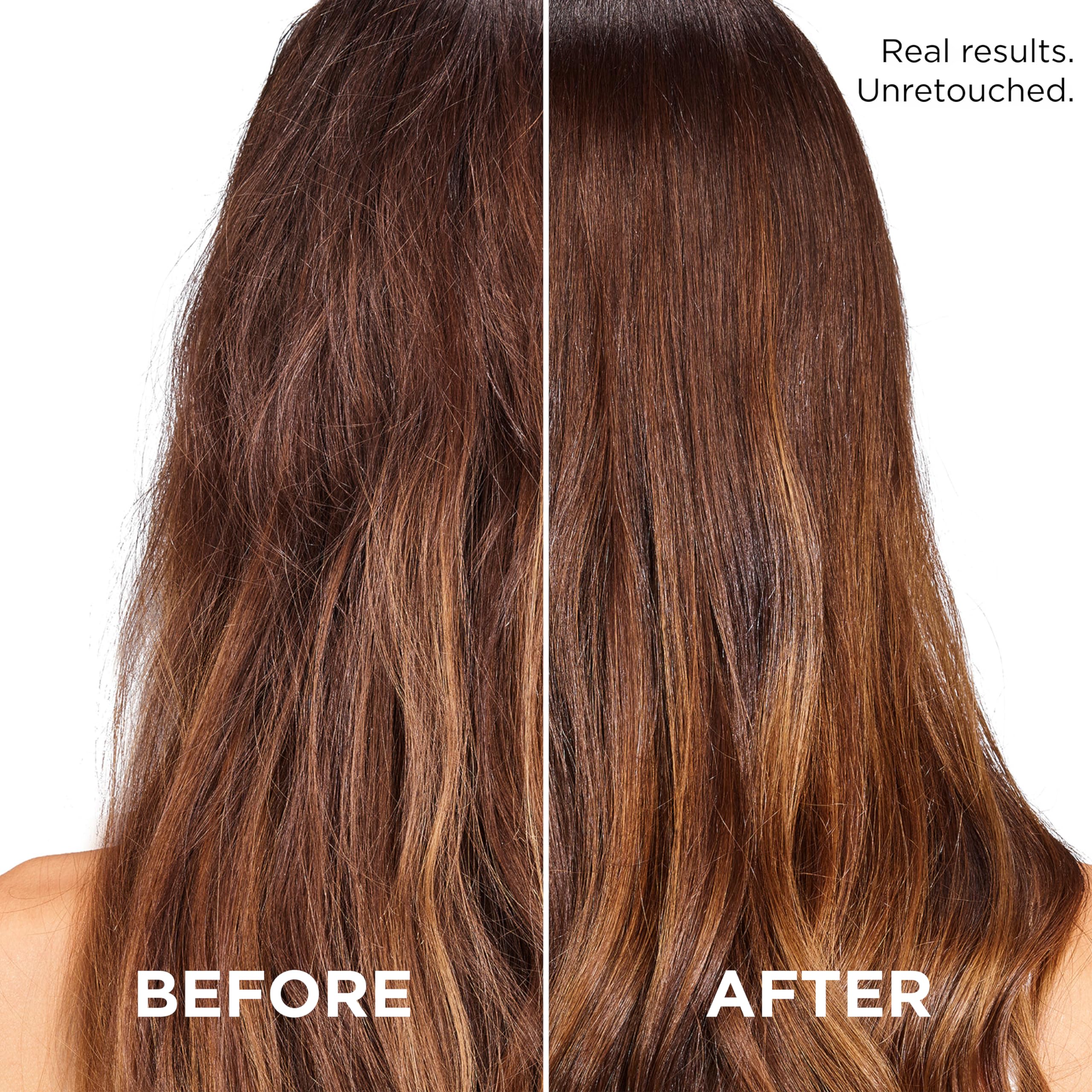L'Oreal Paris conditioner held in hand showing true 8.5 fl oz size and scale