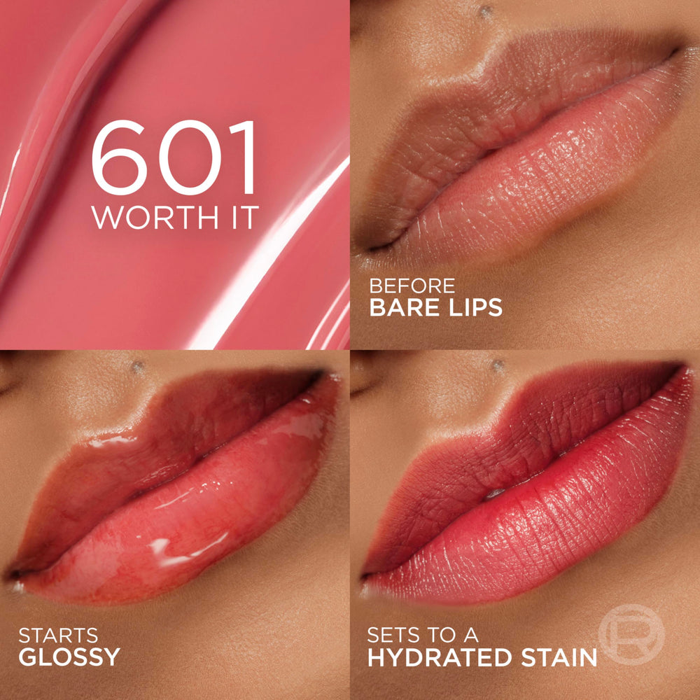 L'Oreal Paris hyaluron tint applicator close-up with precision tip for smooth even color application benefit