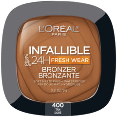 L'Oreal Paris bronzer front packaging shows compact and shade label
