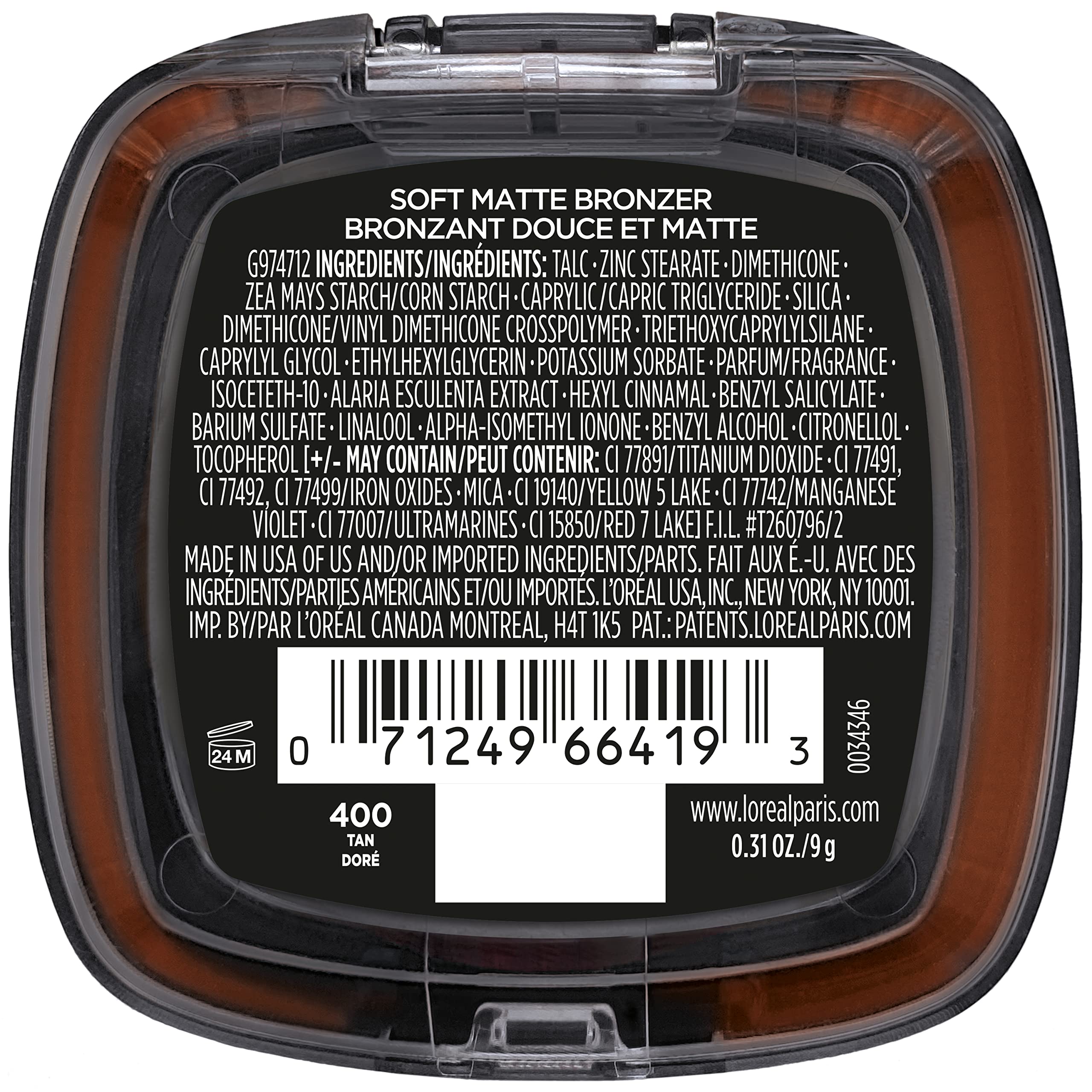 L'Oreal Paris bronzer in beach lifestyle scene conveys longwear warmth