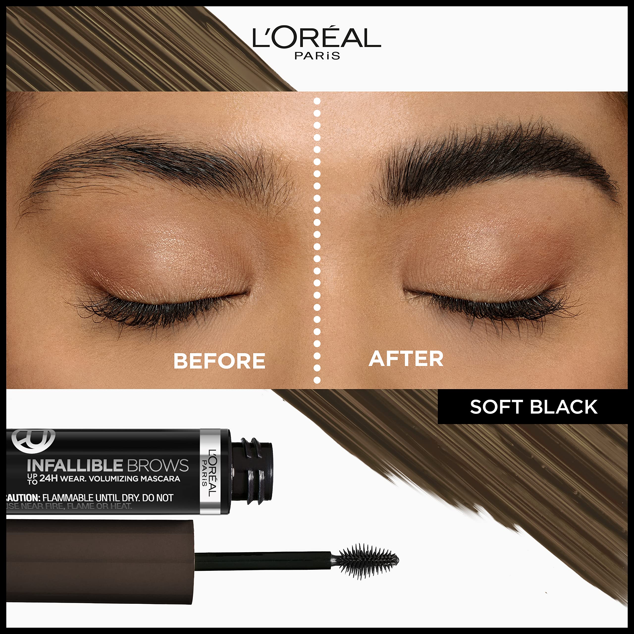 L'ORÉAL micro-grip brush close-up demonstrating precise application benefit