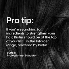 L'Oréal Professionnel Paris shampoo staged in bathroom for styling routine
