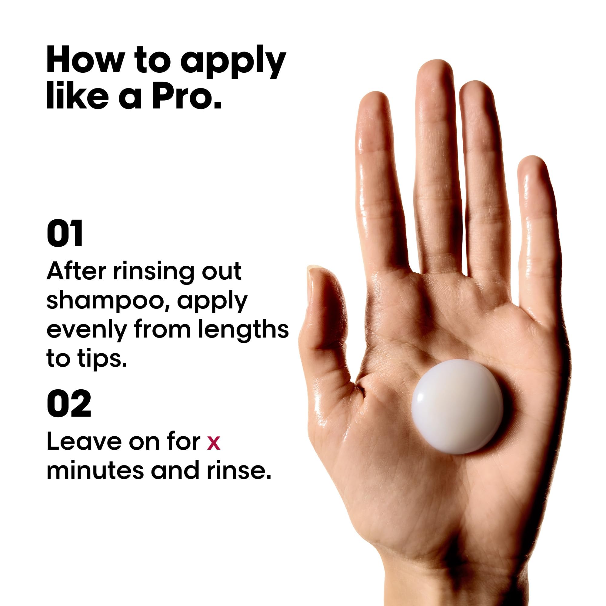 L'Oréal Professionnel label close-up highlighting keratin complex ingredients