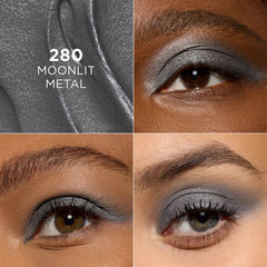 L'Oreal Paris Le Shadow Stick swatches on arm showing buildable color benefit