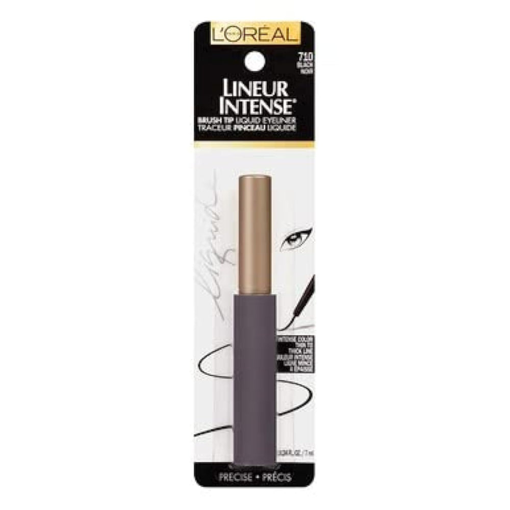 L'Oreal Paris liner inside a makeup bag in a natural dressing-room scene