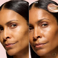 L'Oreal Paris swatch of 904 Deep on arm showing bronzy, warm glow