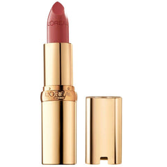 L'Oreal Paris lipstick front packaging showing shade and branding with clear product view