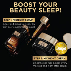 L'Oreal Paris serum texture droplet on skin showing lightweight hydration and smooth absorption