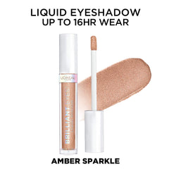 L'Oreal Paris liquid texture close-up highlighting smooth, non-greasy shimmer