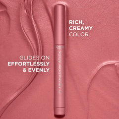 L'Oreal Paris stick applied on upper lid offering quick color