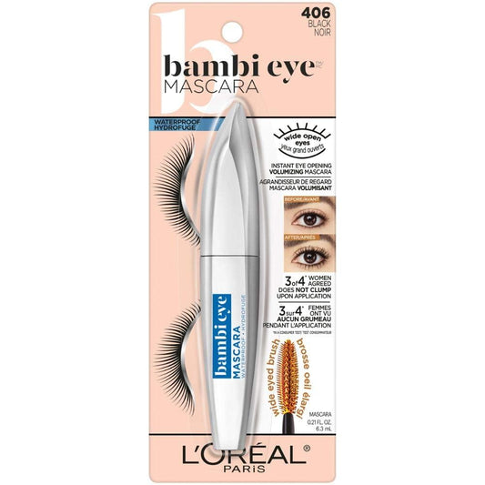L'Oreal Paris wand closeup showing dual-length bristles for precise lash separation